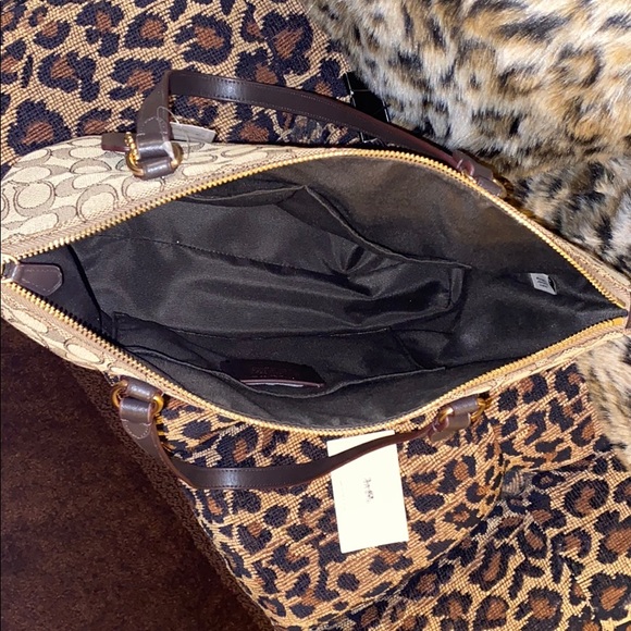 ZIP TOP TOTE IN SIGNATURE JACQUARD ❗️AUTHENTIC❗️ - Picture 6 of 11